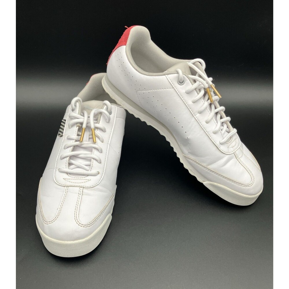 Puma Ferrari Roma Via Perf Men’s Shoes Size 9 White Red 307032-02
